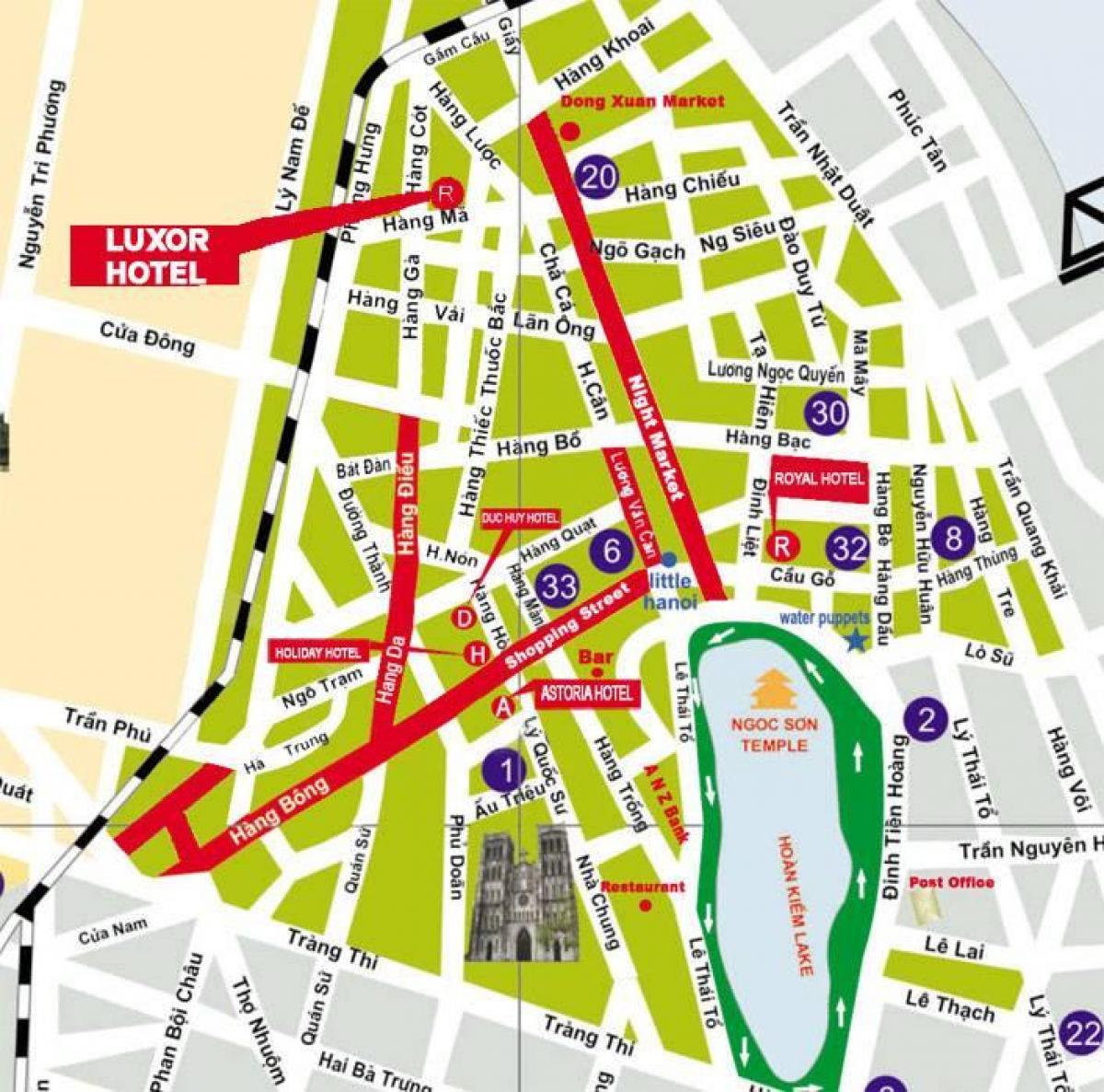 Mapa de hanoi carrer