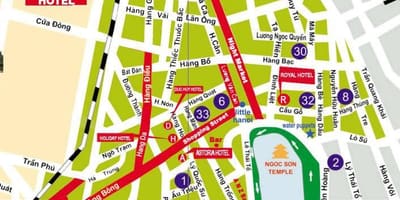 Mapa de hanoi carrer
