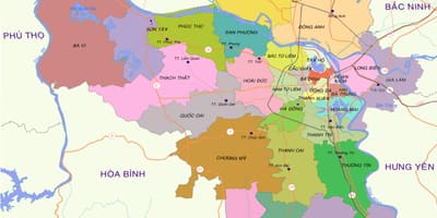 Mapa de hanoi districte