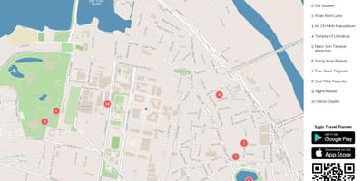 Mapa de hanoi menjar del carrer
